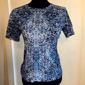 Issey Miyake Top black and white.